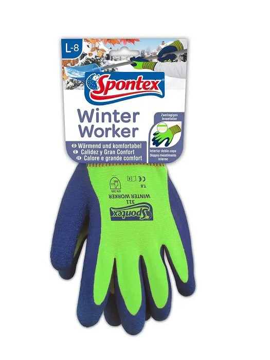Pracovní rukavice zimní vel. L/8 | Úklidové a ochranné pomůcky - Rukavice, zástěry a čepice